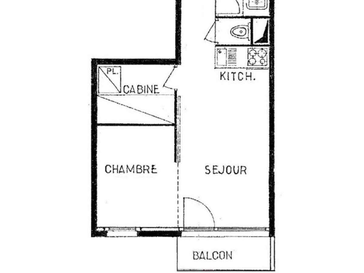 Ferienwohnung Studio Renove Style Montagne Pour 4 Pers Aux Menuires, Balcon Est, Acces Direct Pistes - Fr-1-452-22 Saint-Martin-de-Belleville Exterior foto